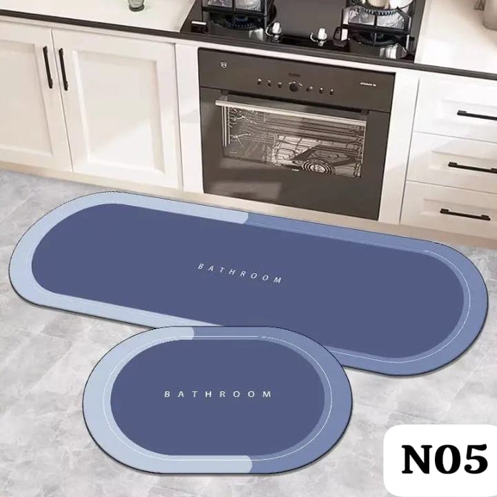 Set de 2 Alfombras de Goma Antideslizantes