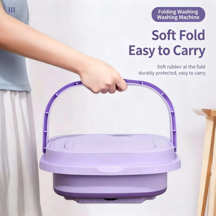 Mini lavadora portátil plegable 7 litros