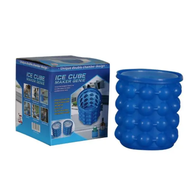 Cubetera de silicona con diseño de doble cámara