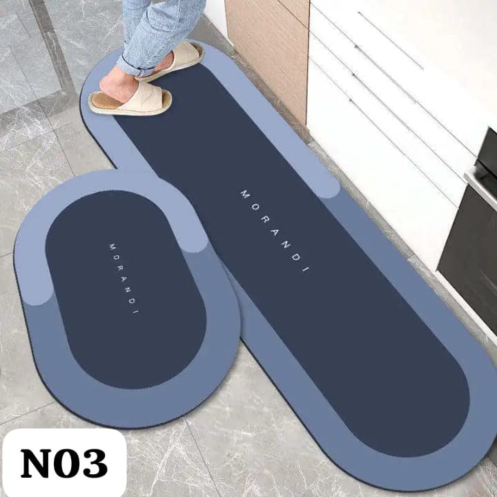 Set de 2 Alfombras de Goma Antideslizantes