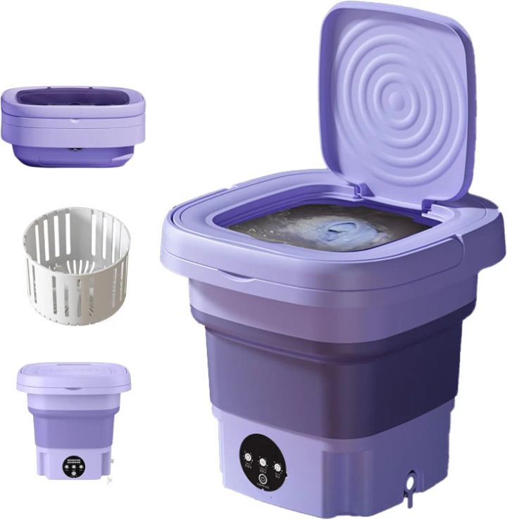 Mini lavadora portátil plegable 7 litros