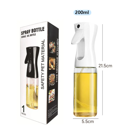 Botella atomizador para aceite comestible.