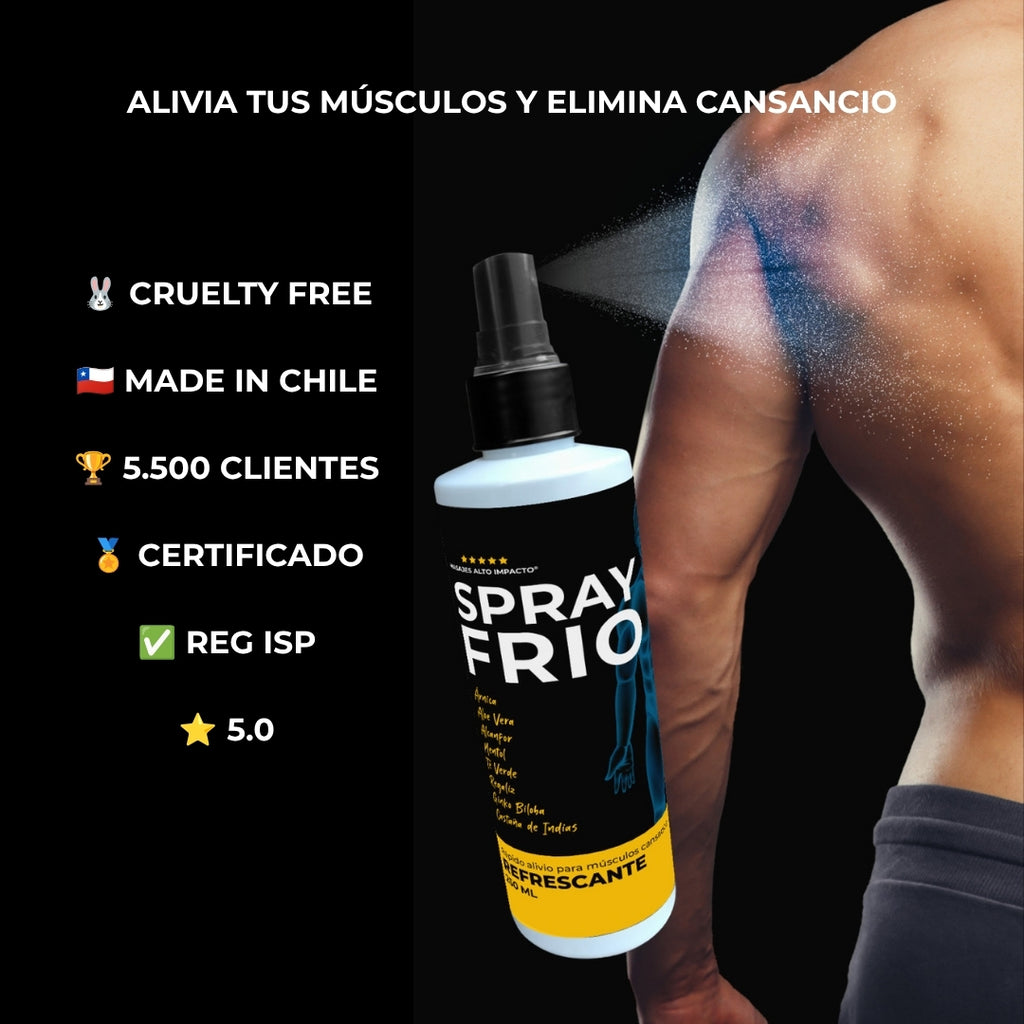 Spray Frio Muscular | para molestias musculares y articulares.